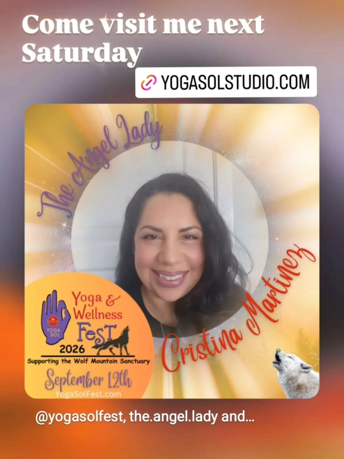 Come visit me next Saturday. I will be offering free Reiki Sessions at the Yoga and Wellness Fest, visit the link in my bio for tickets ✨️💜