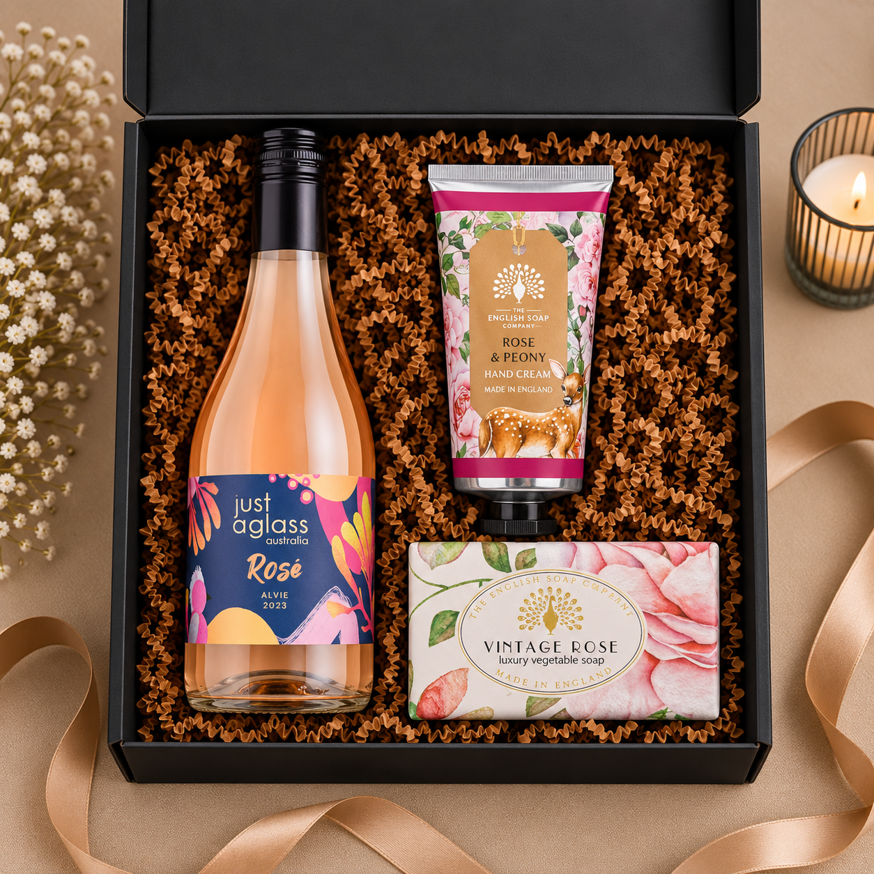 Rosé & Rose Indulgence Hamper
