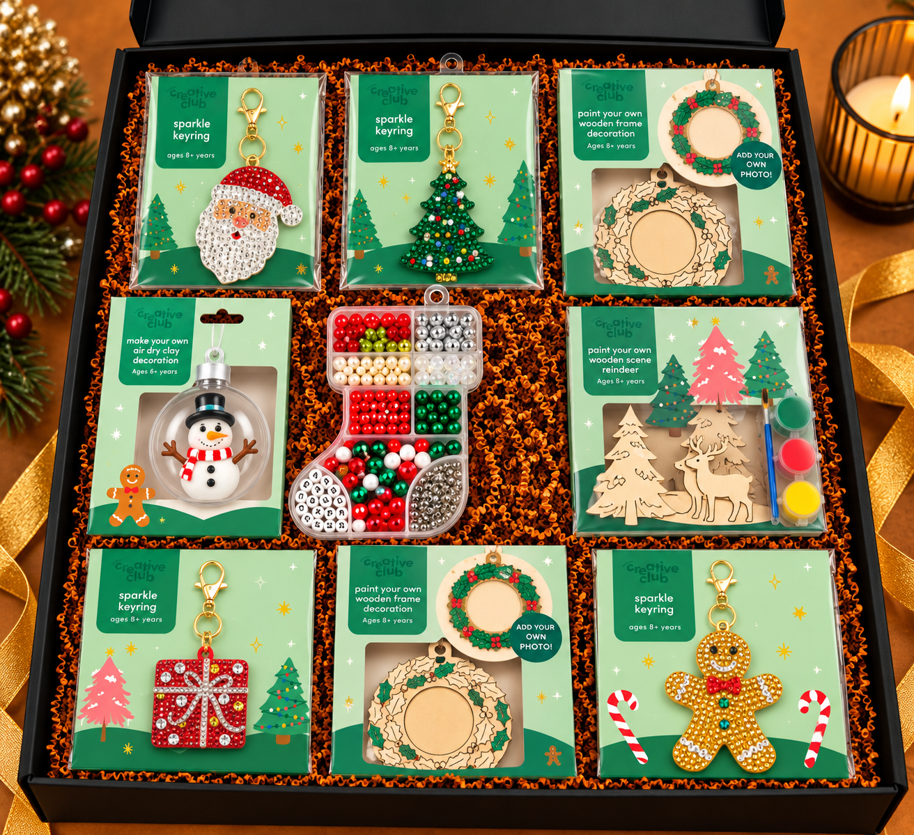 Nine Holiday Craft Kits Gift Box.png