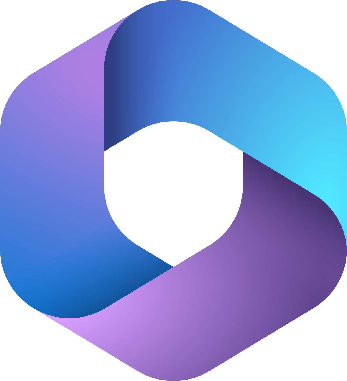 Abstract digital artwork with blue and purple gradient shapes and lines.