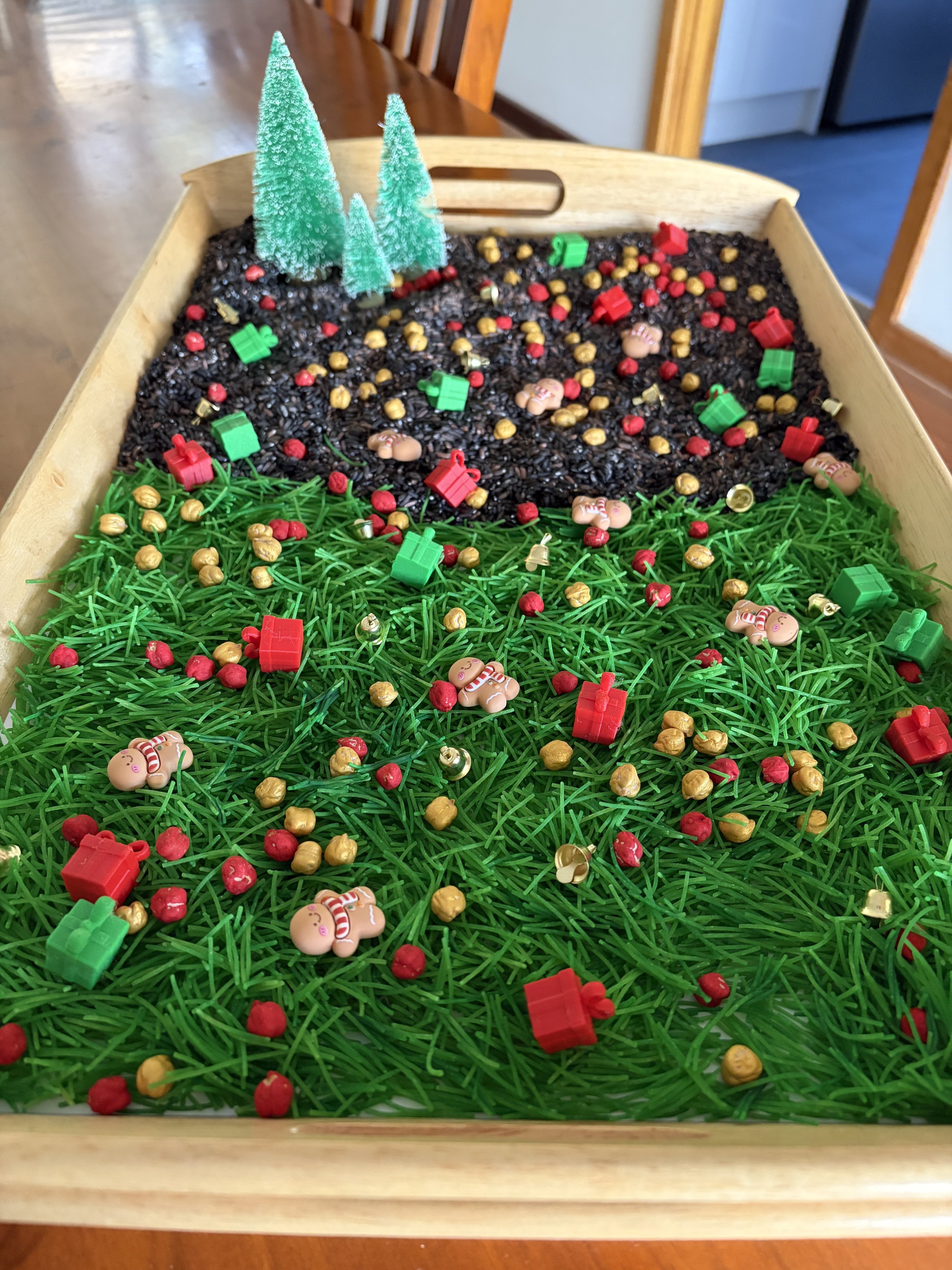 A Very Cranky Christmas Sensory Tray Filler