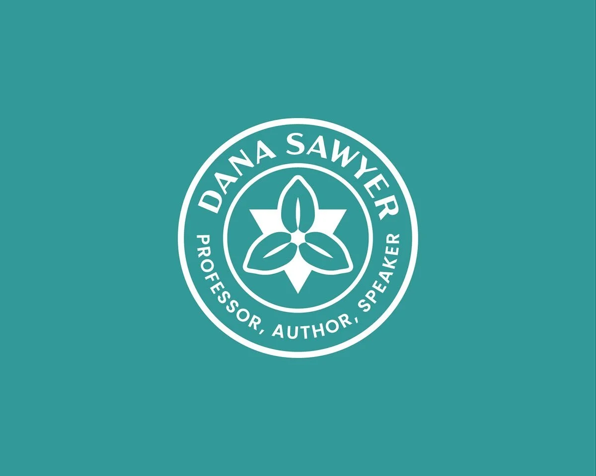 Logo and website design for my college philosophy professor and dear friend Dana Sawyer. I absolutely loved working with his colorful, geometric collages to make the site feel uniquely Dana. In school, he told us &ldquo;I&rsquo;m not an artist but I 