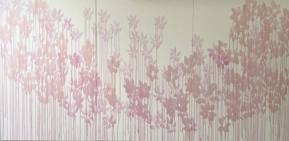 Untitled triptych - 120cm x 240cm x 3cm - mixed media on canvas (2025)