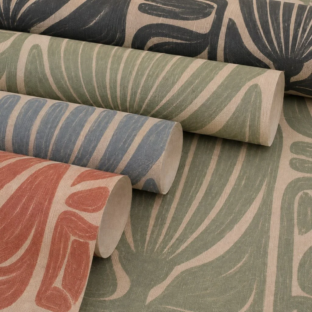 Las fibras naturales son hermosas para cualquier espacio que busca elegancia y calidez. 
🔥 Tenemos muestras. Escr&iacute;benos por DM. #papeltapiz #papeltapizpersonalizado #bamboo #natural