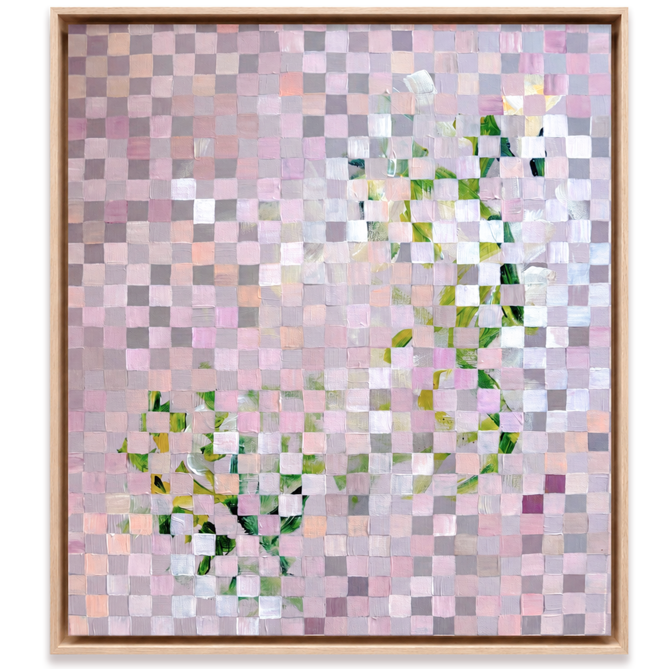 PALE GARDEN
60 × 50 × 4 cm