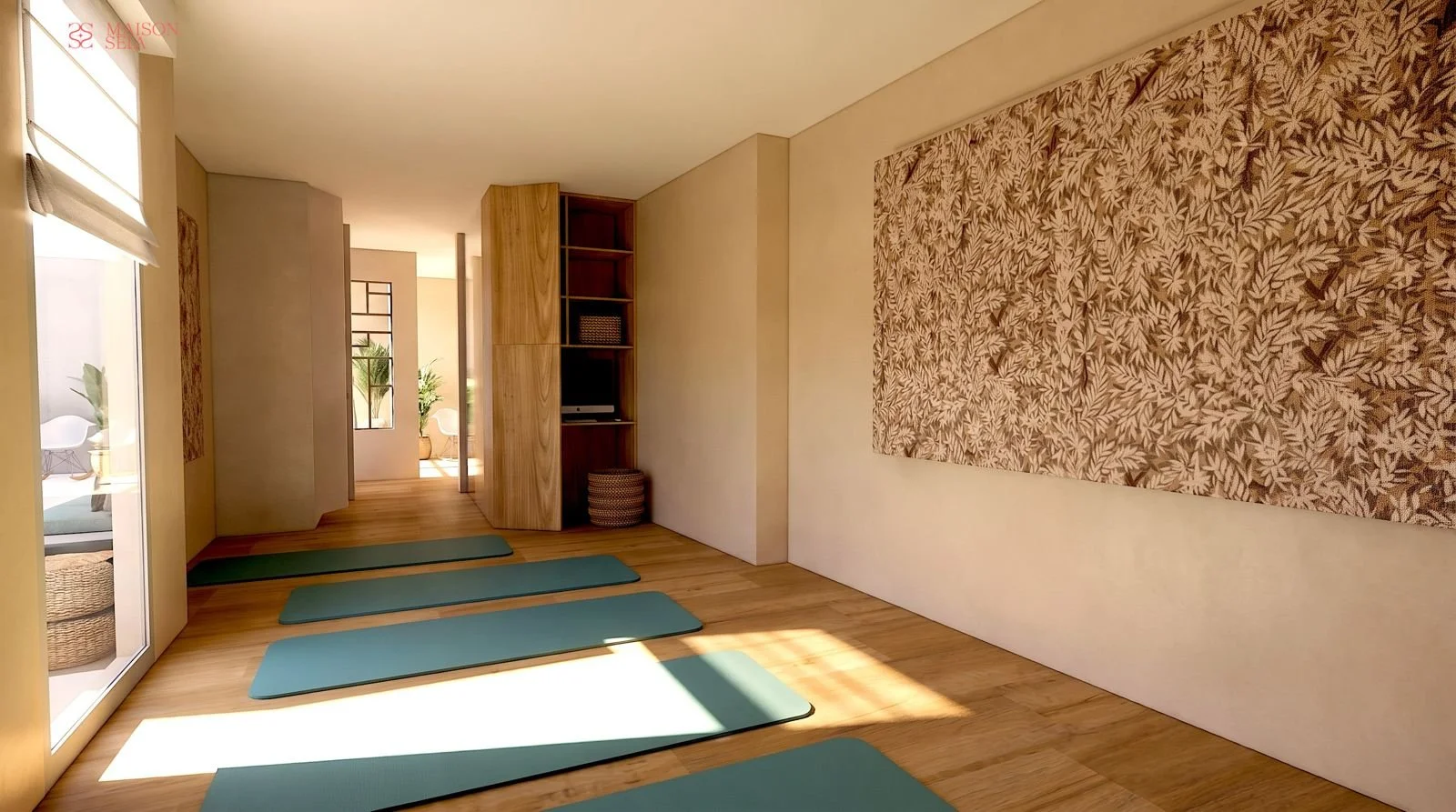 à la Bulle Périnatale Puteaux, Salle de yoga, pilates et ateliers collectifs  autour de la périnatalité et du bien être.