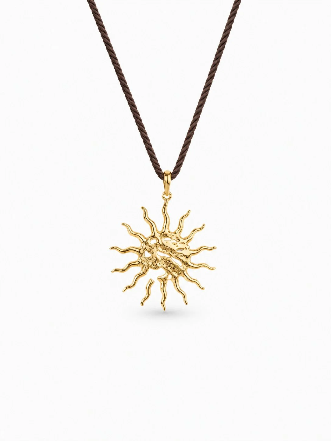 Spiral sun charm