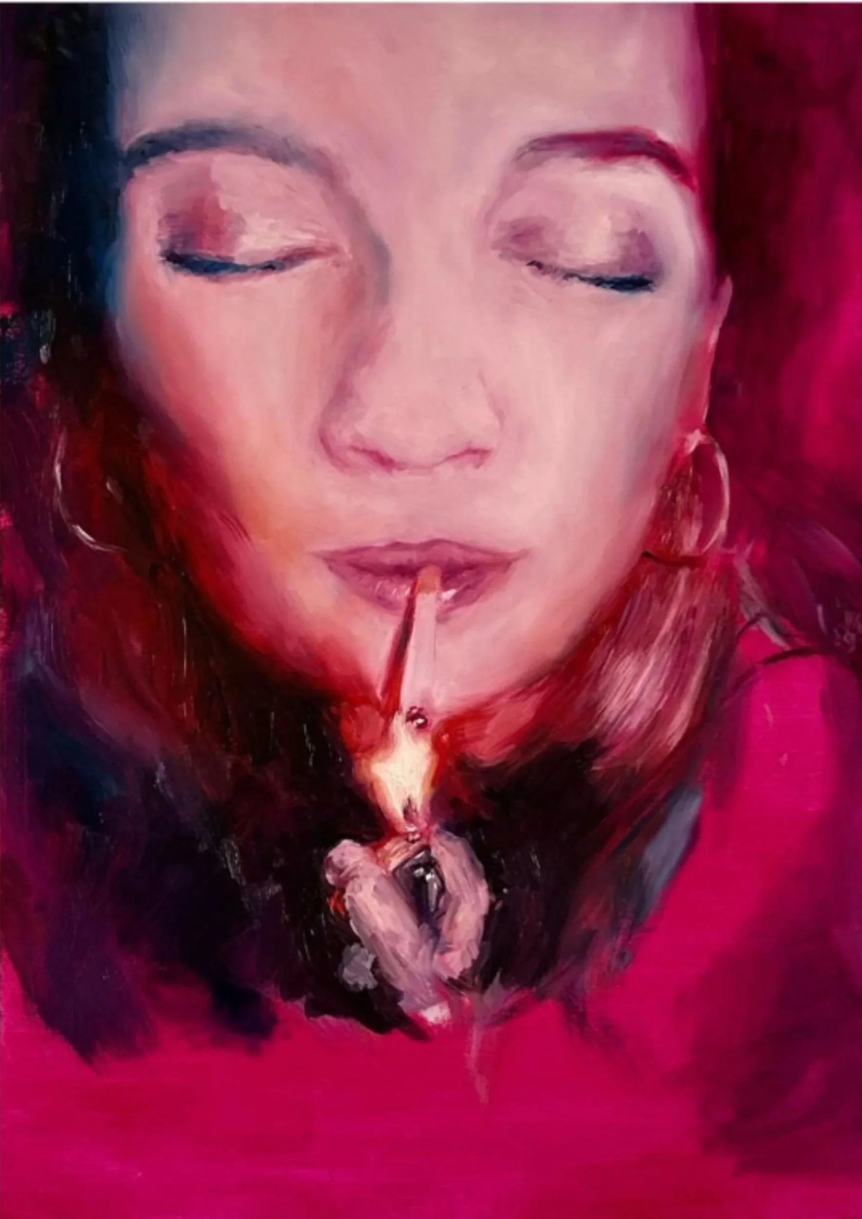 giver efter --- 50 x 70 cm oil on canvas