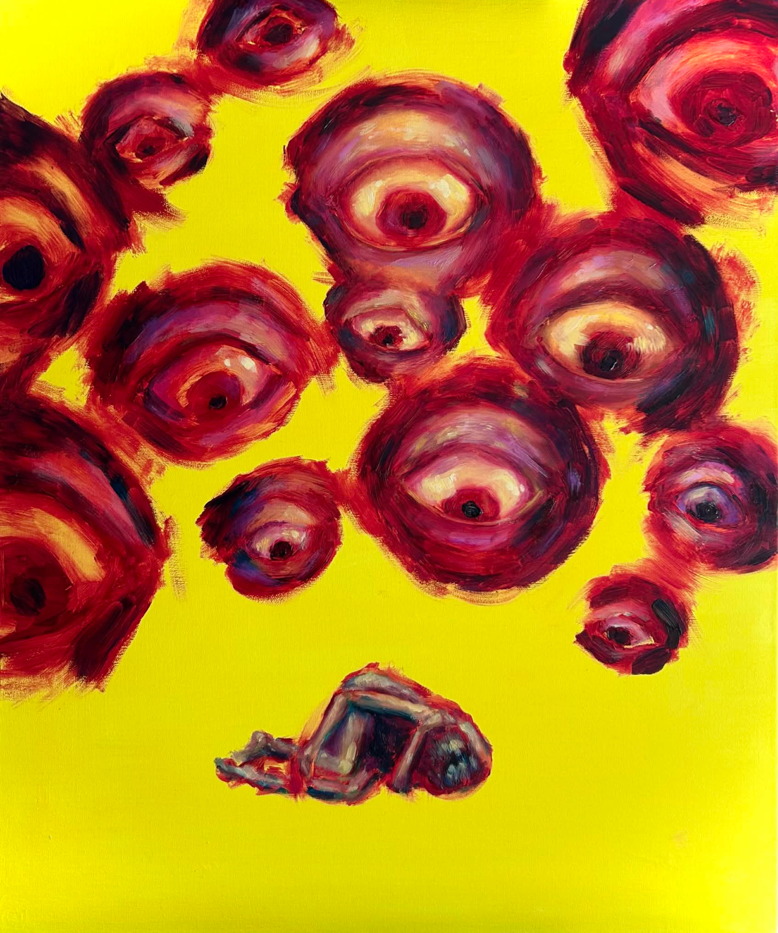 de griner ad dig --- 40 x 50 cm oil on canvas
