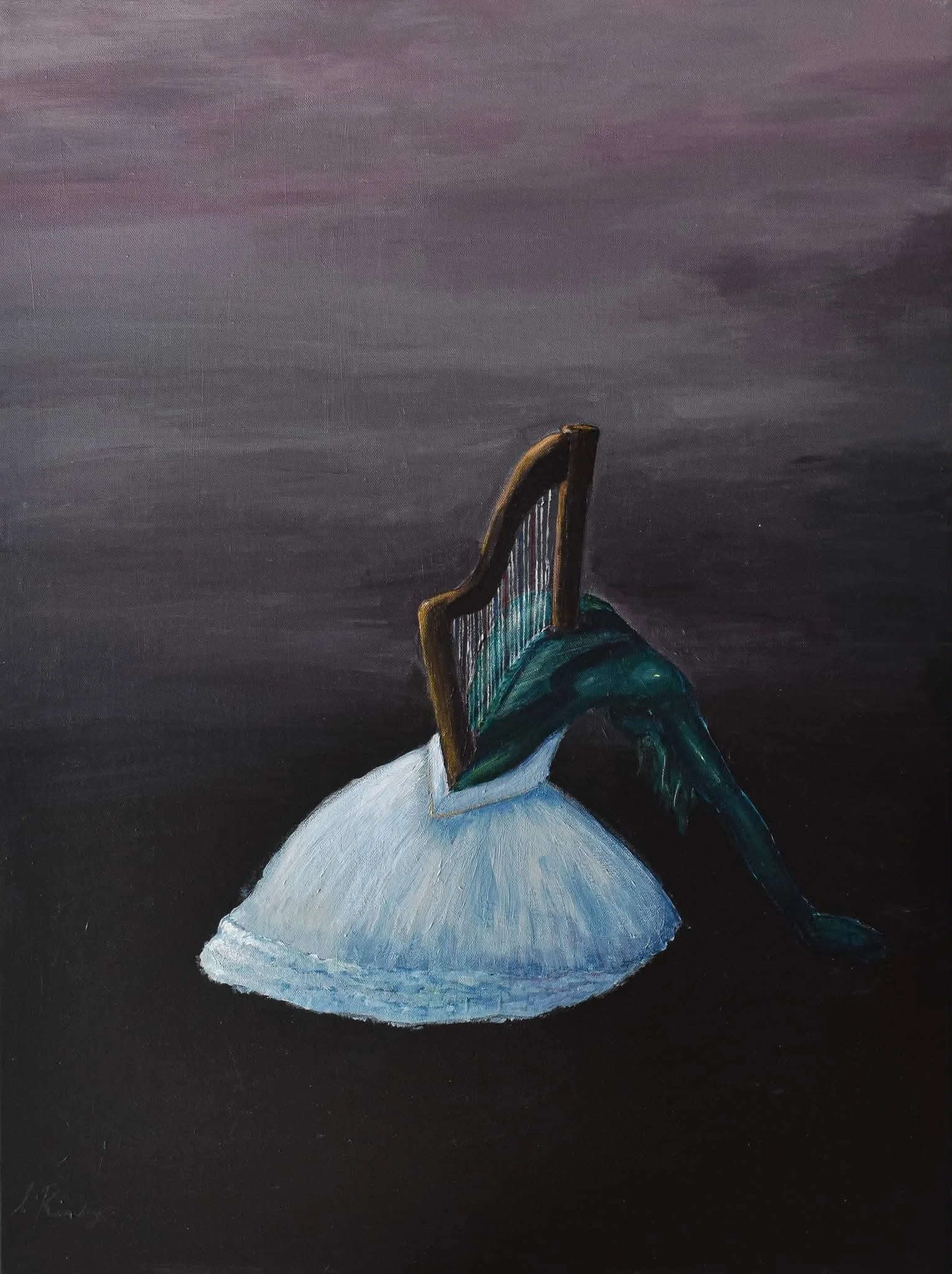 sammenflettet --- 60 x 80 cm acrylic on canvas