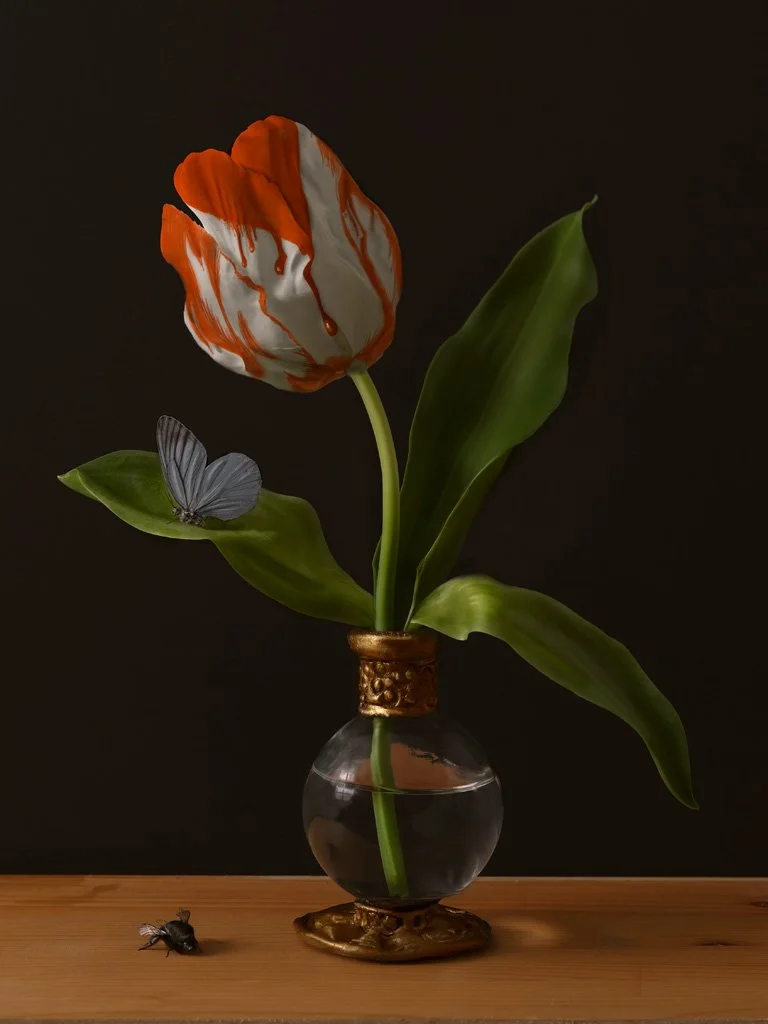 enkele tulp on vaas
