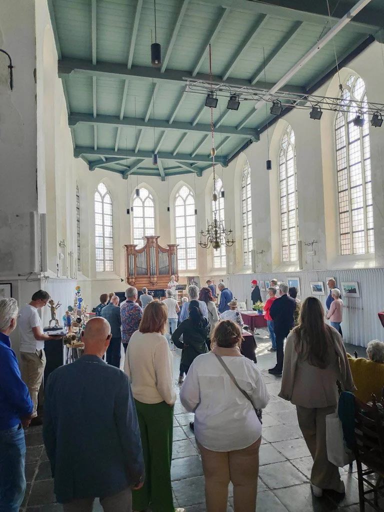 kunst expositie in Hellevoetsluis