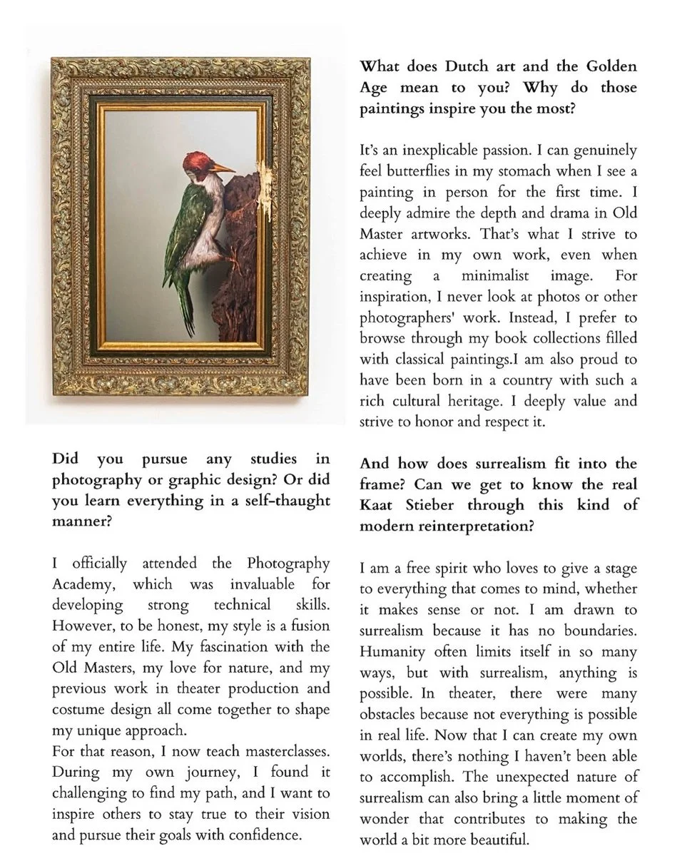 Interview en Publicatie: De Kunst en Inspiratie Achter Mijn Werk - FineArt Photographers