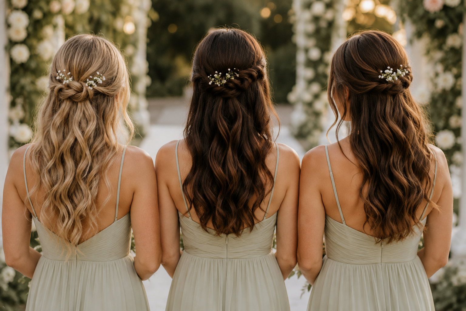 Bridgesmaids' hair