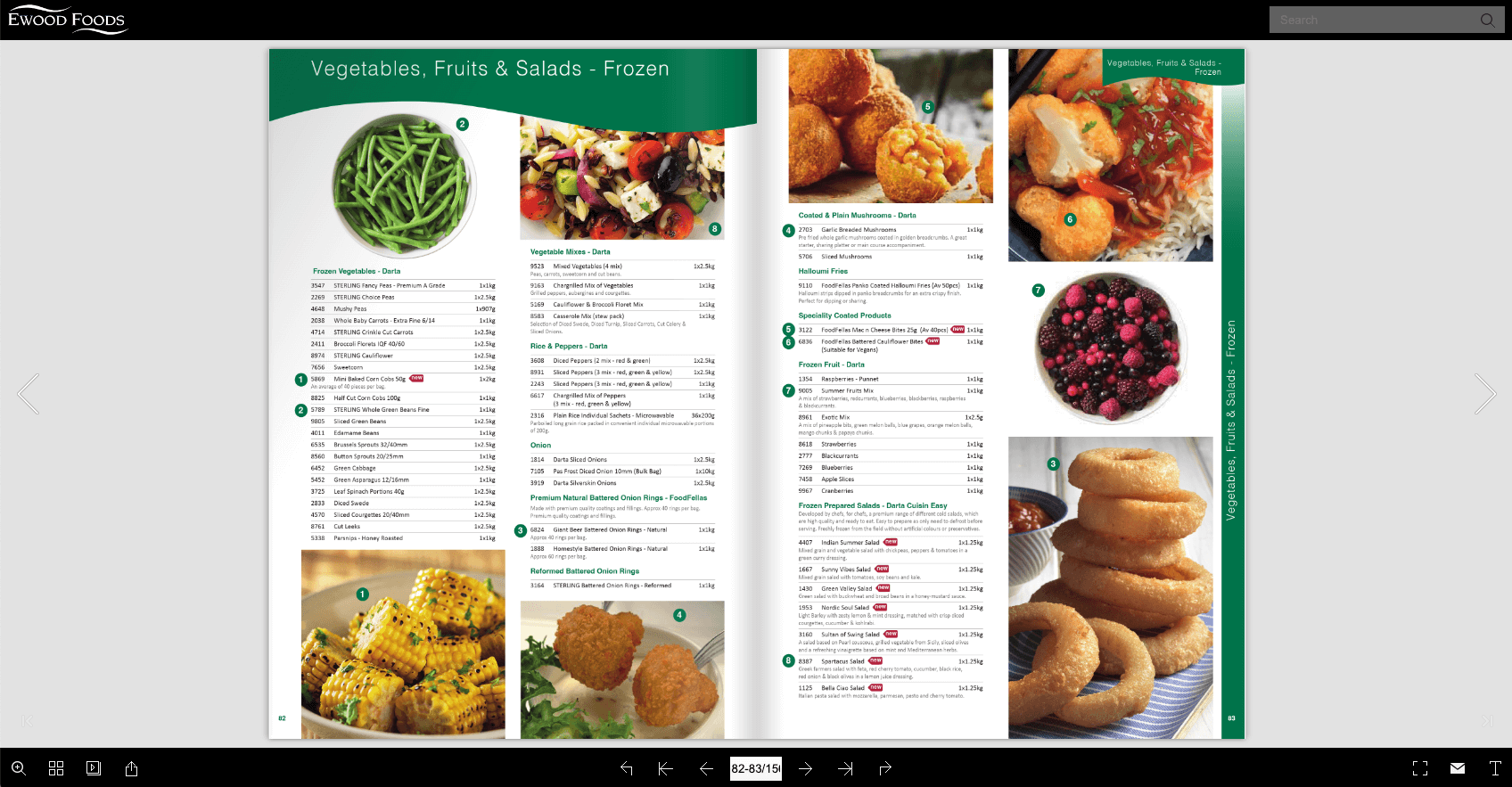 Ewood Foods digital catalogue flipbook
