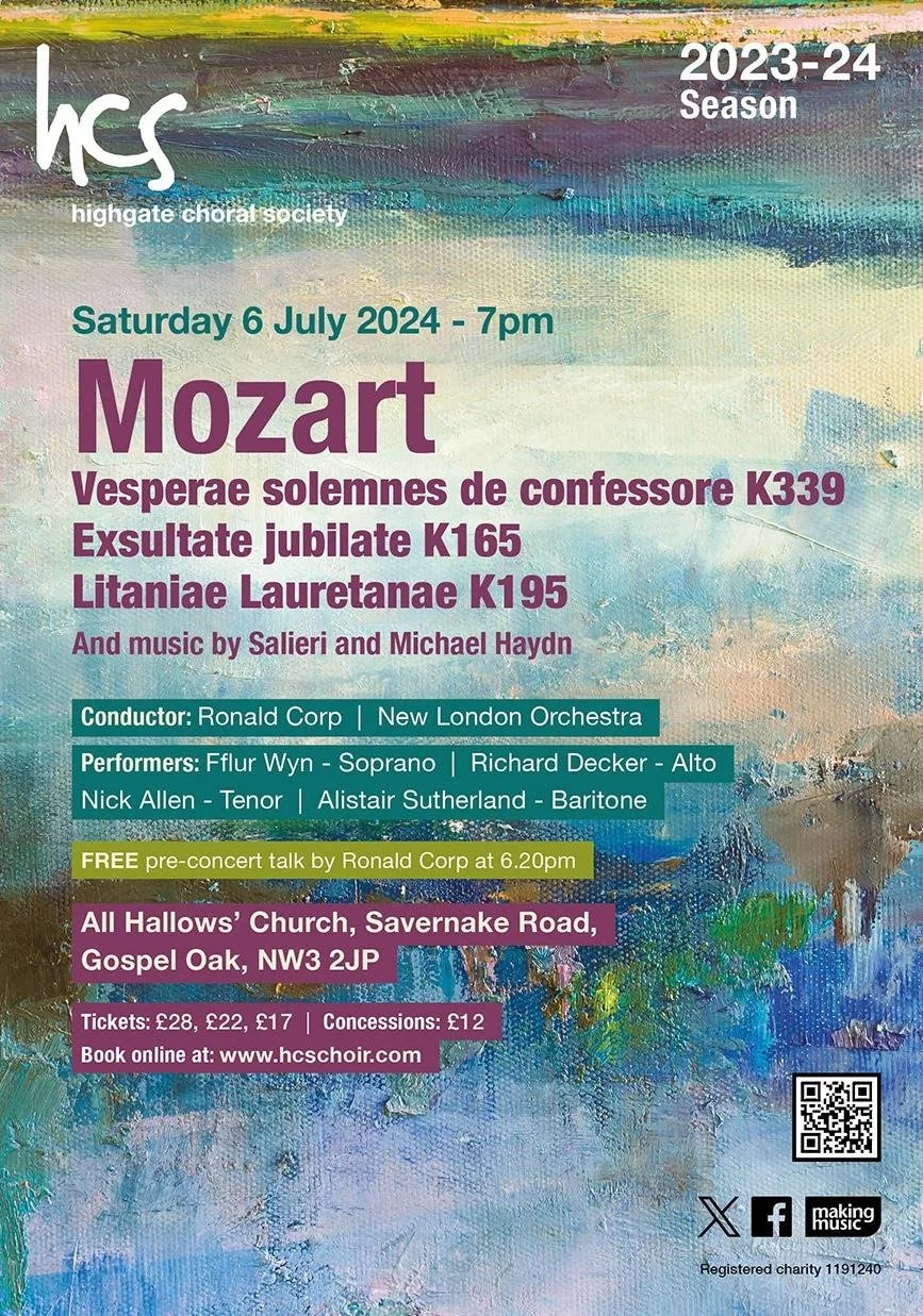 Mozart Solemn Vespers