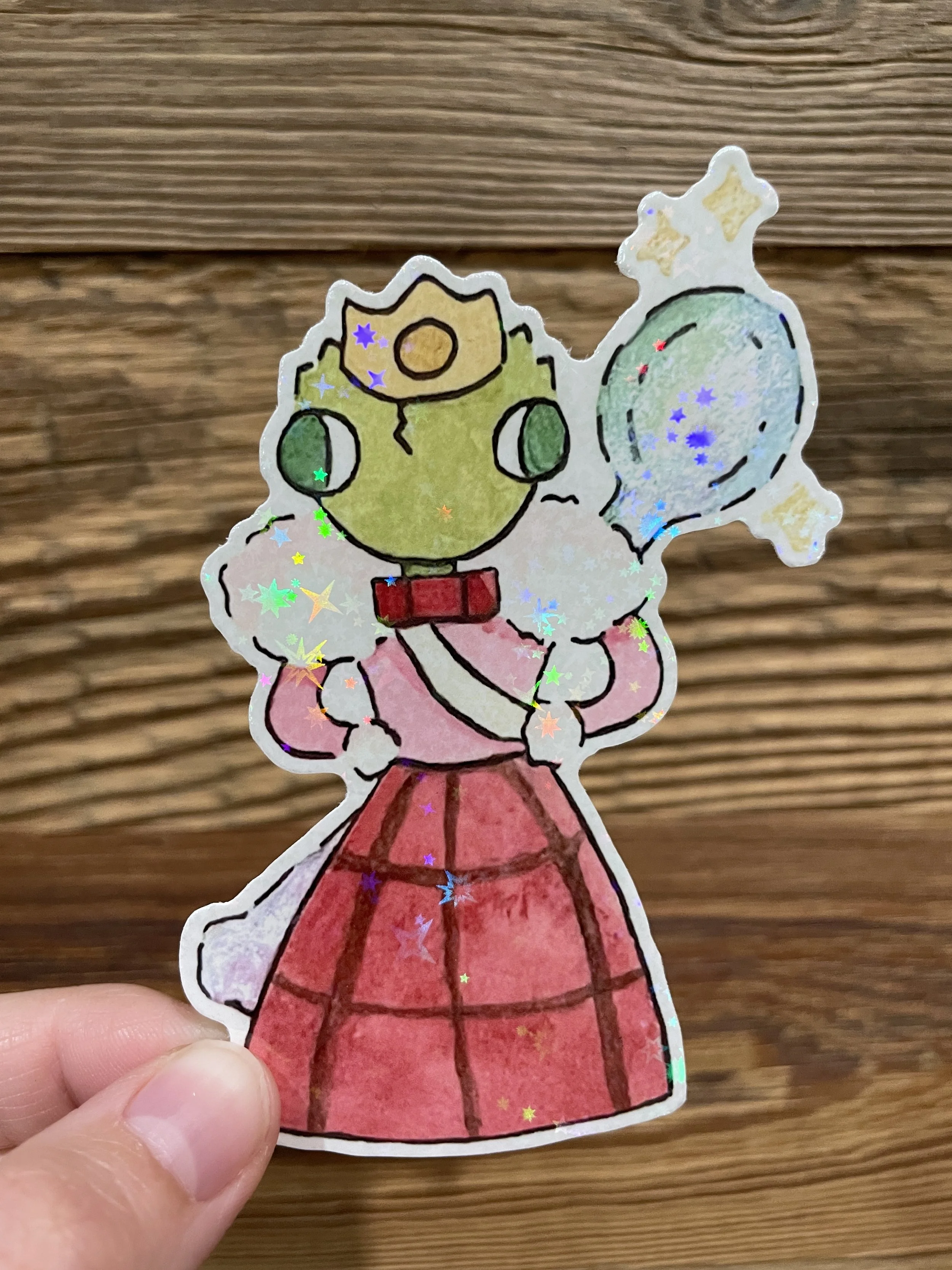 Sticker - LP with her shiny spoon!