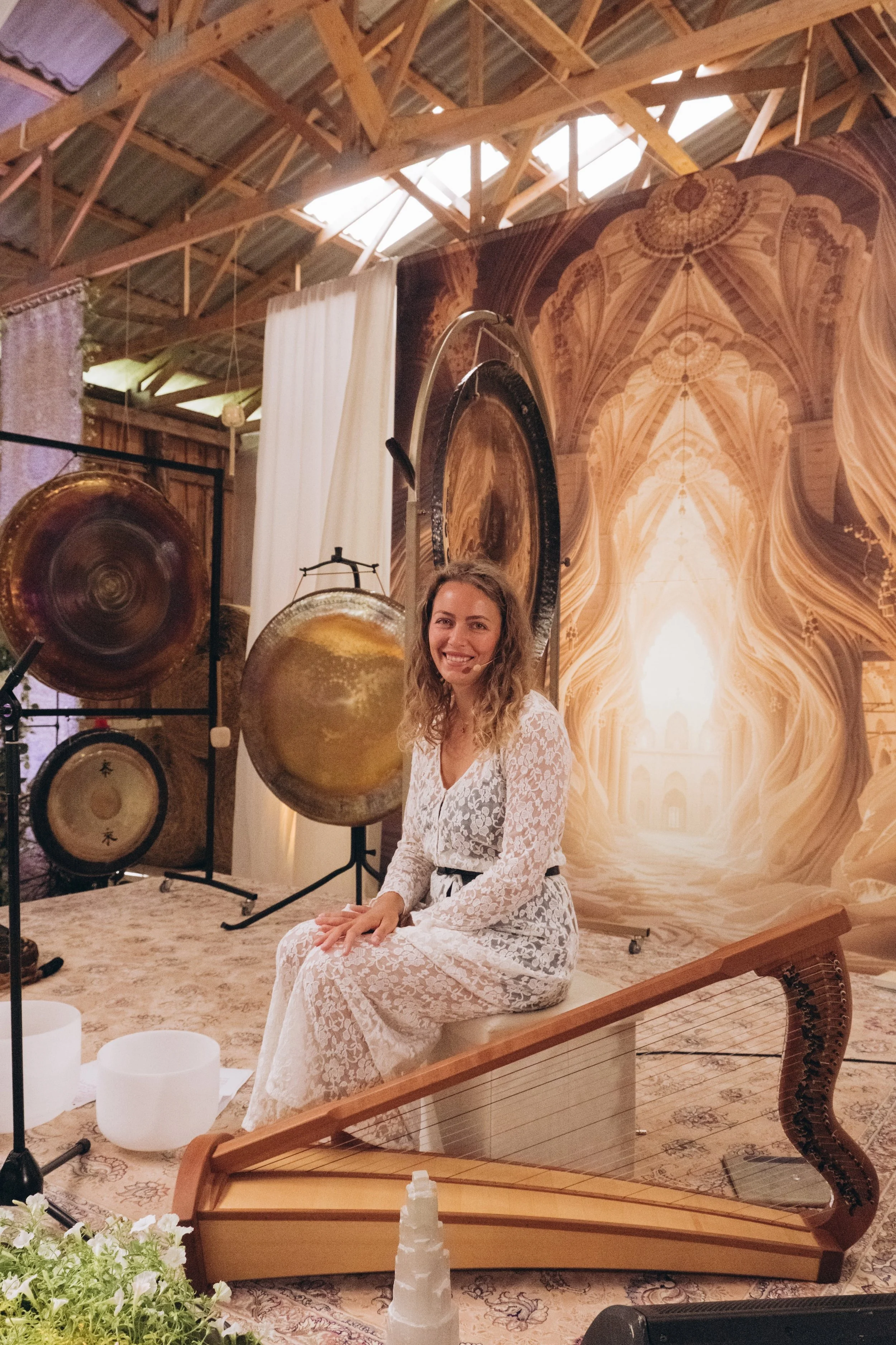 Kadri Ann Rebane, harp therapist and mentor