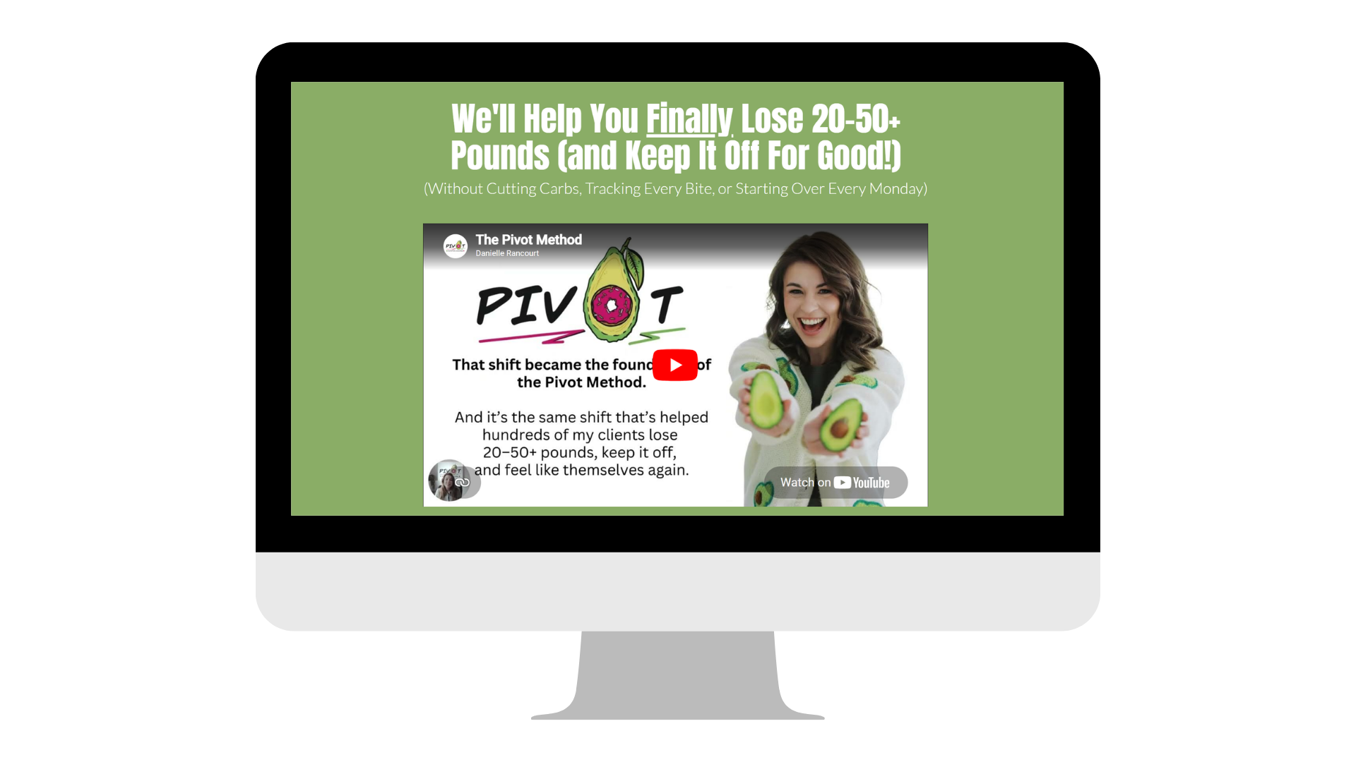 The Pivot Method sustainable weight loss program by Pivot Nutrition Coaching