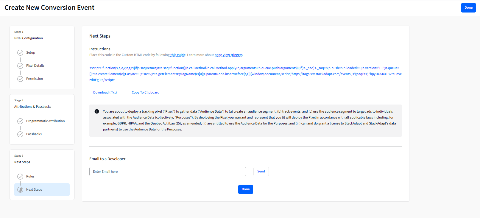 Custom HTML