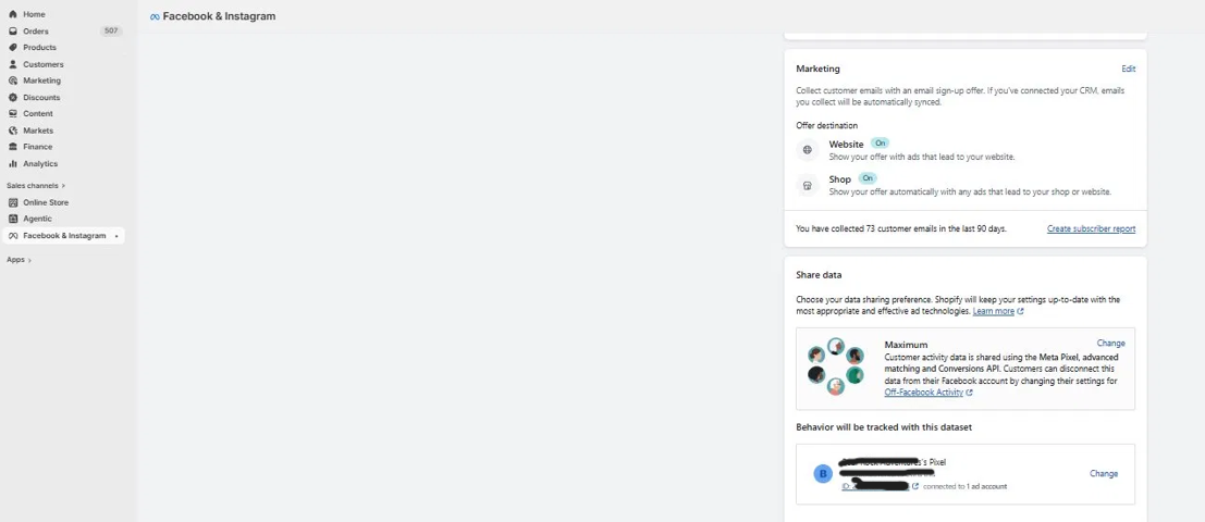 Shopify Data Sharing