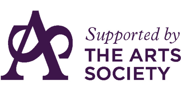 Logo for Supported by The Arts Society.
