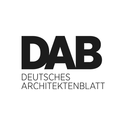Logo des Deutschen Architektenblatts mit den Buchstaben DAB und dem Titel darunter.