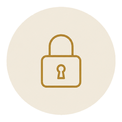 Icon of a padlock