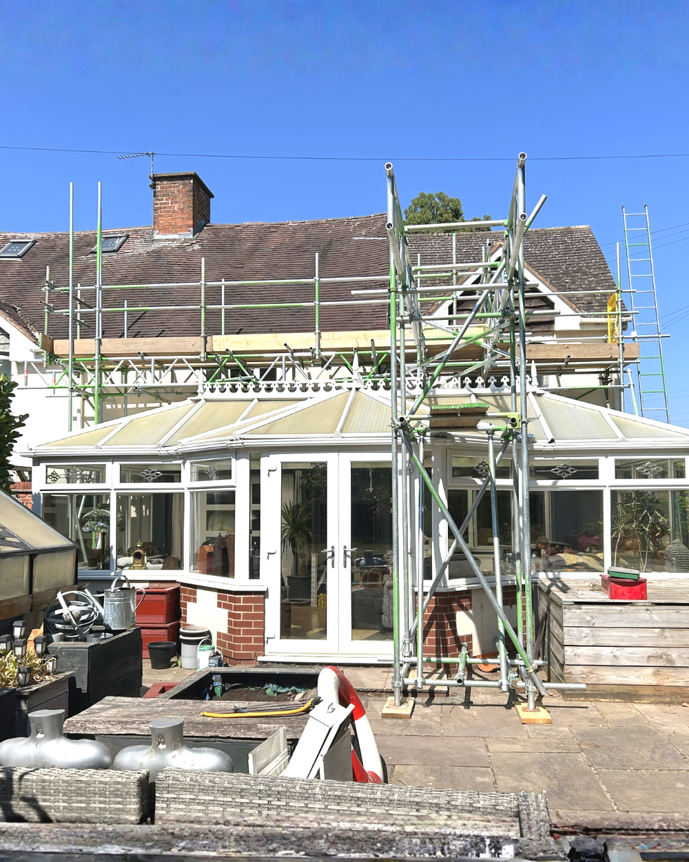 Conservatory Scaffolding