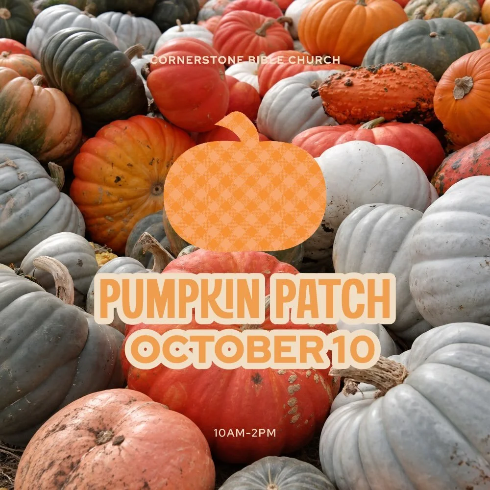 Pumpkin Patch is THIS Saturday, October 10th!!! 

This event is open to the community so make sure to share this post with friends! There will be pumpkins, games, inflatables, food, coffee and more.

October 10th
10AM-2PM
Centennial Neighborhood Fiel