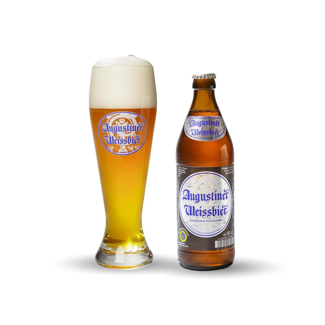 Augustiner Weissbier Hefe hell - Bouteille 50cl