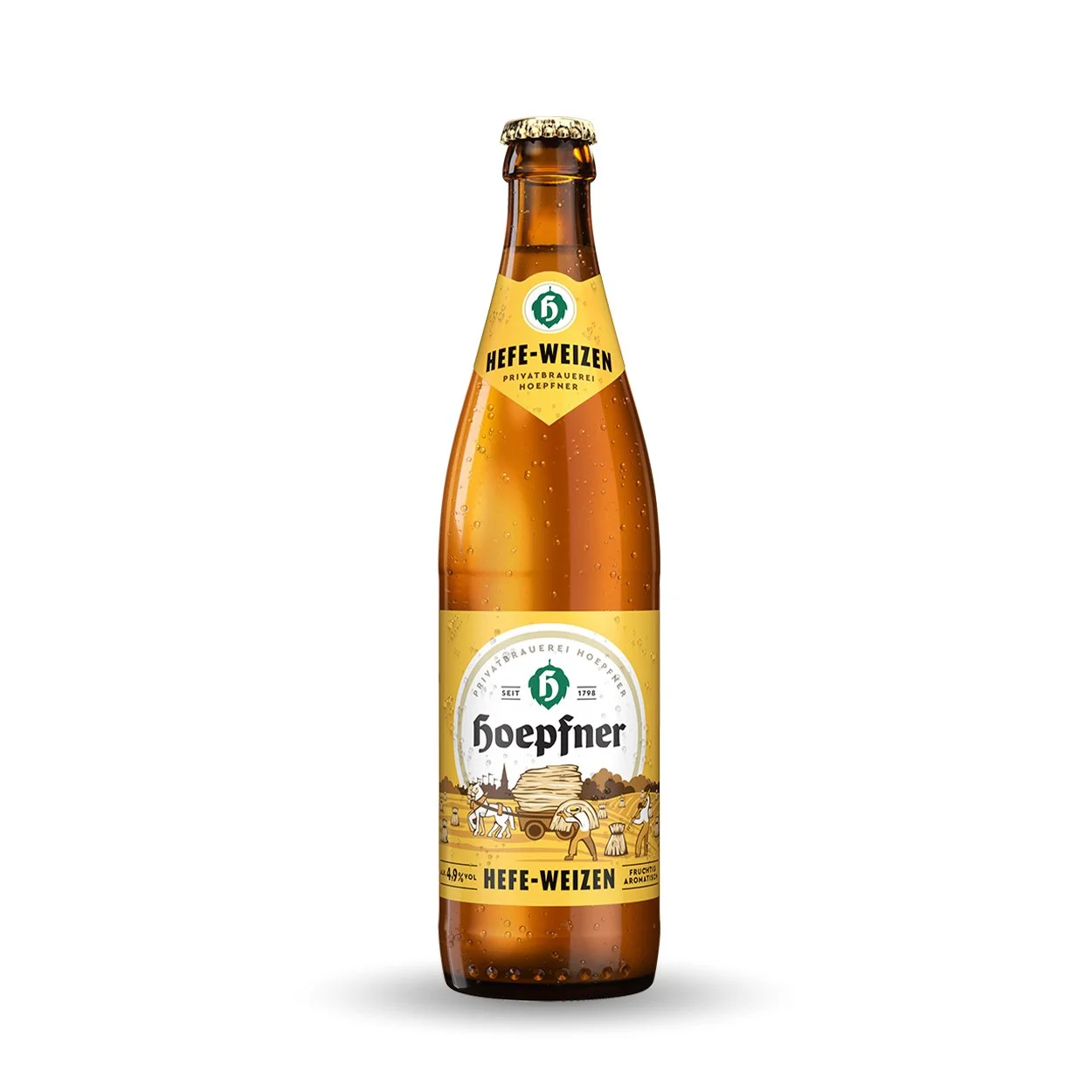 Hoepfner Hefeweissbier Hell - Bouteille 50cl