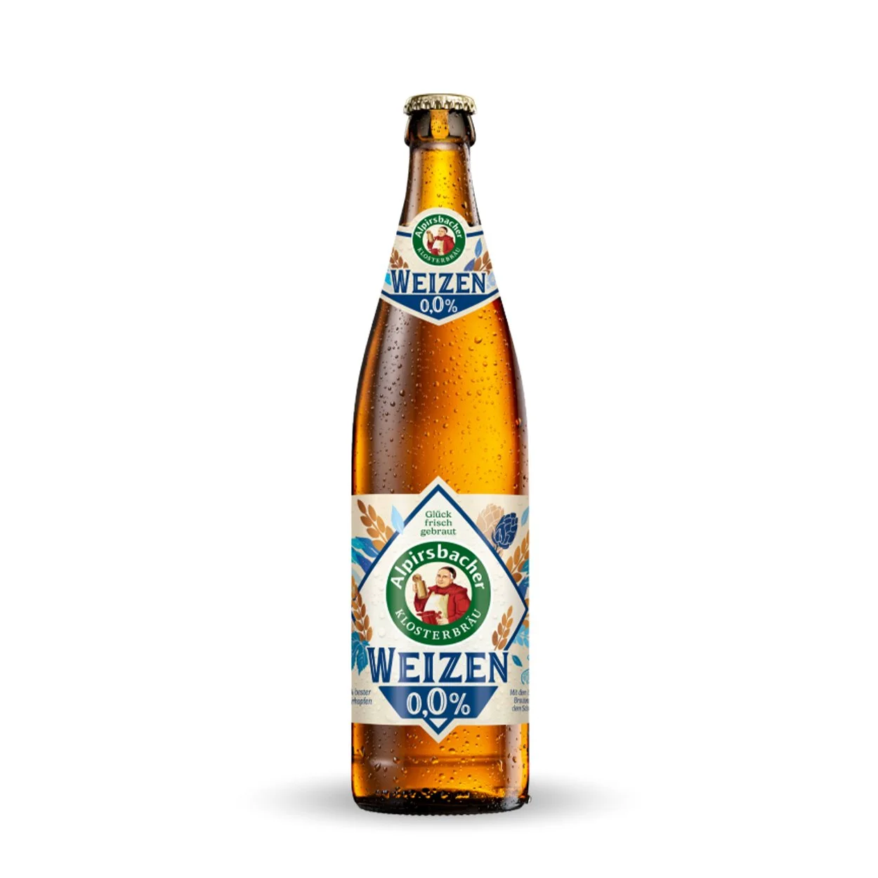 Alpirsbacher Kloster Weizen Hefe Hell alkoholfrei - Bouteille 50cl