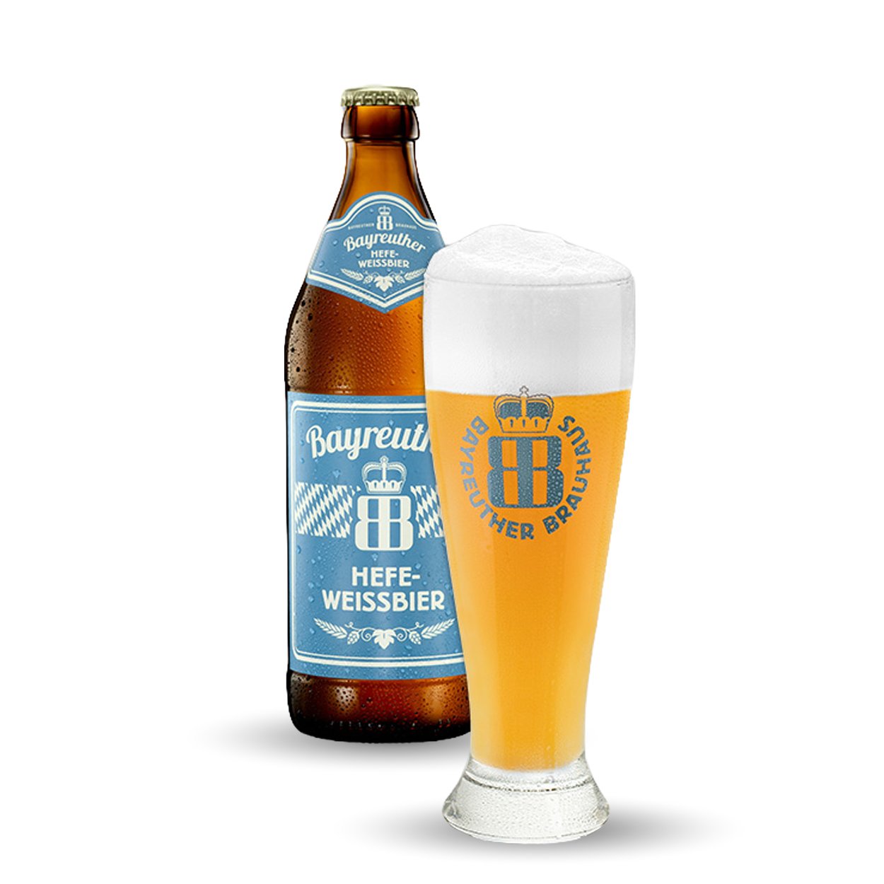 Bayreuther Hefe Weiss Hell - Bouteille 50cl