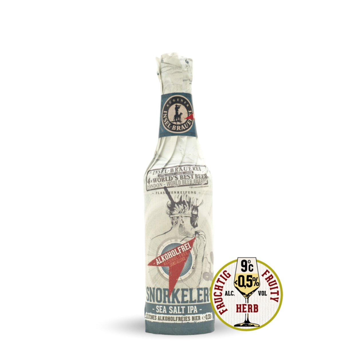 Insel Snorkelers Sea Salt IPA sans alcool - Bouteille 33cl