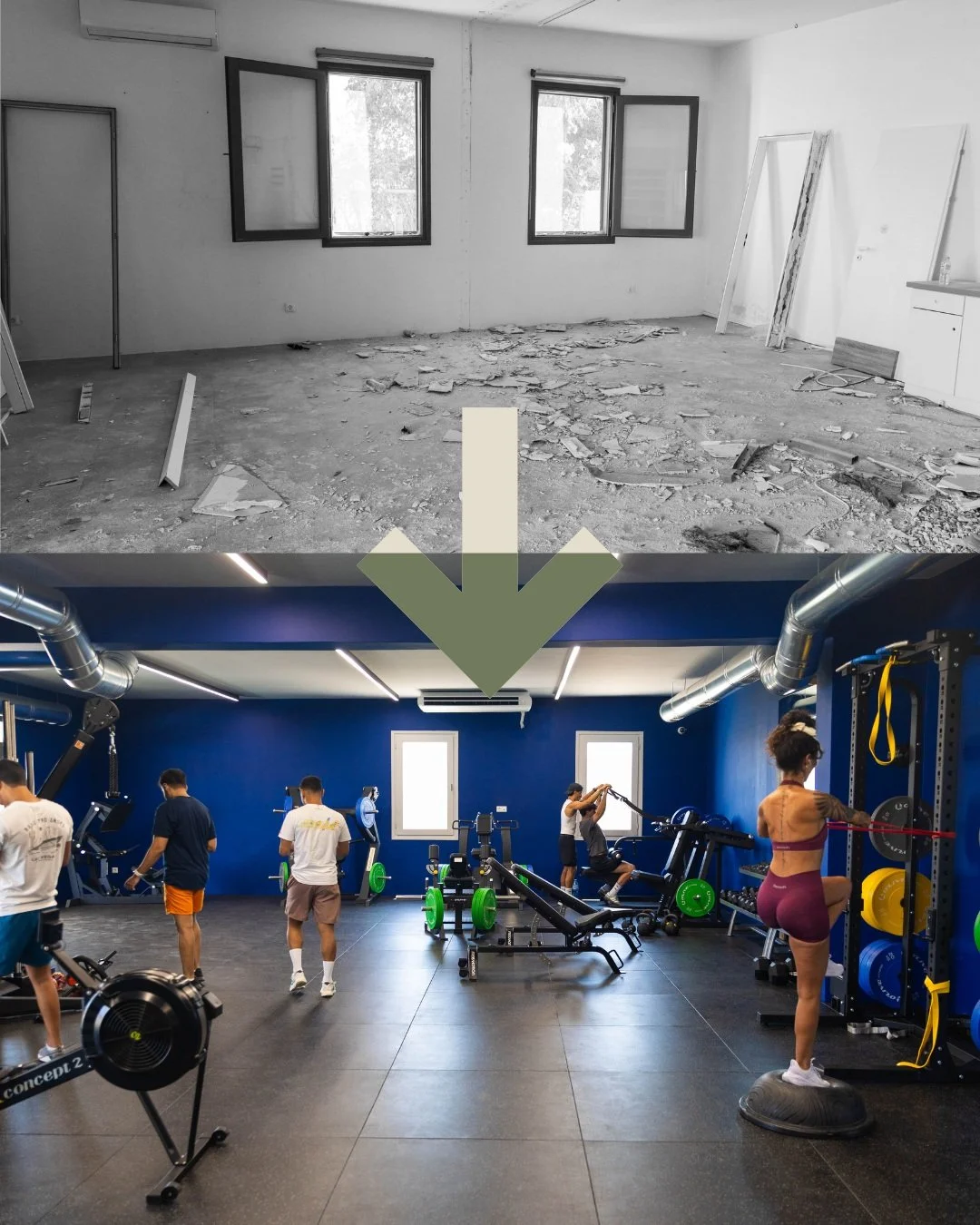 Progress looks good on us.

In just one month, HIVE has transformed from an empty space into Paros' newest place to train, grow, and connect.

We're incredibly grateful for everyone who's joined us during these first two weeks. This is only the begin