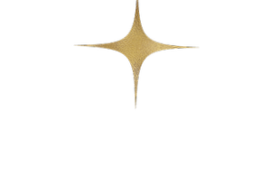 Goldener Stern als Designelement