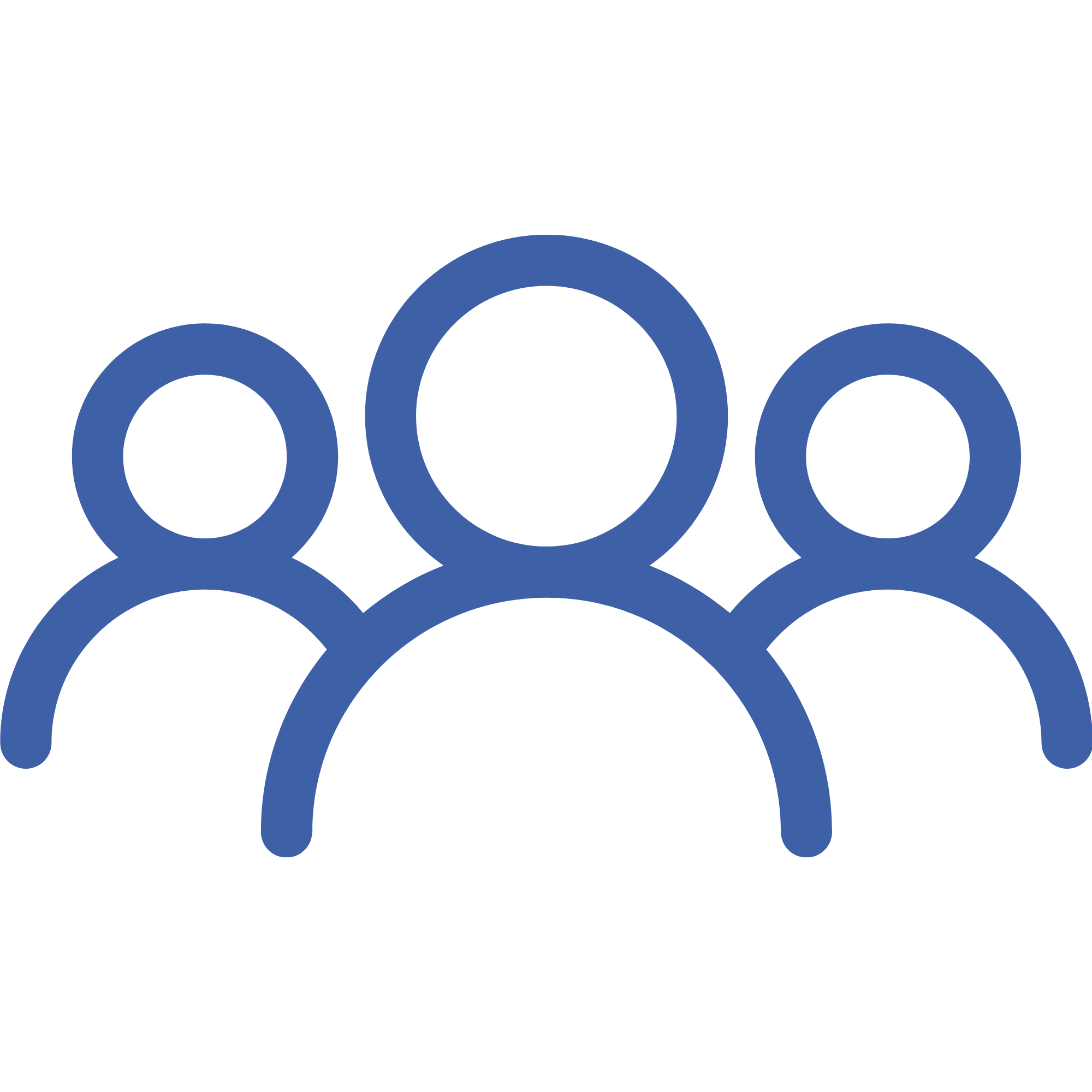 Black background with connected blue circles forming a wave pattern and the word "connect" written above.