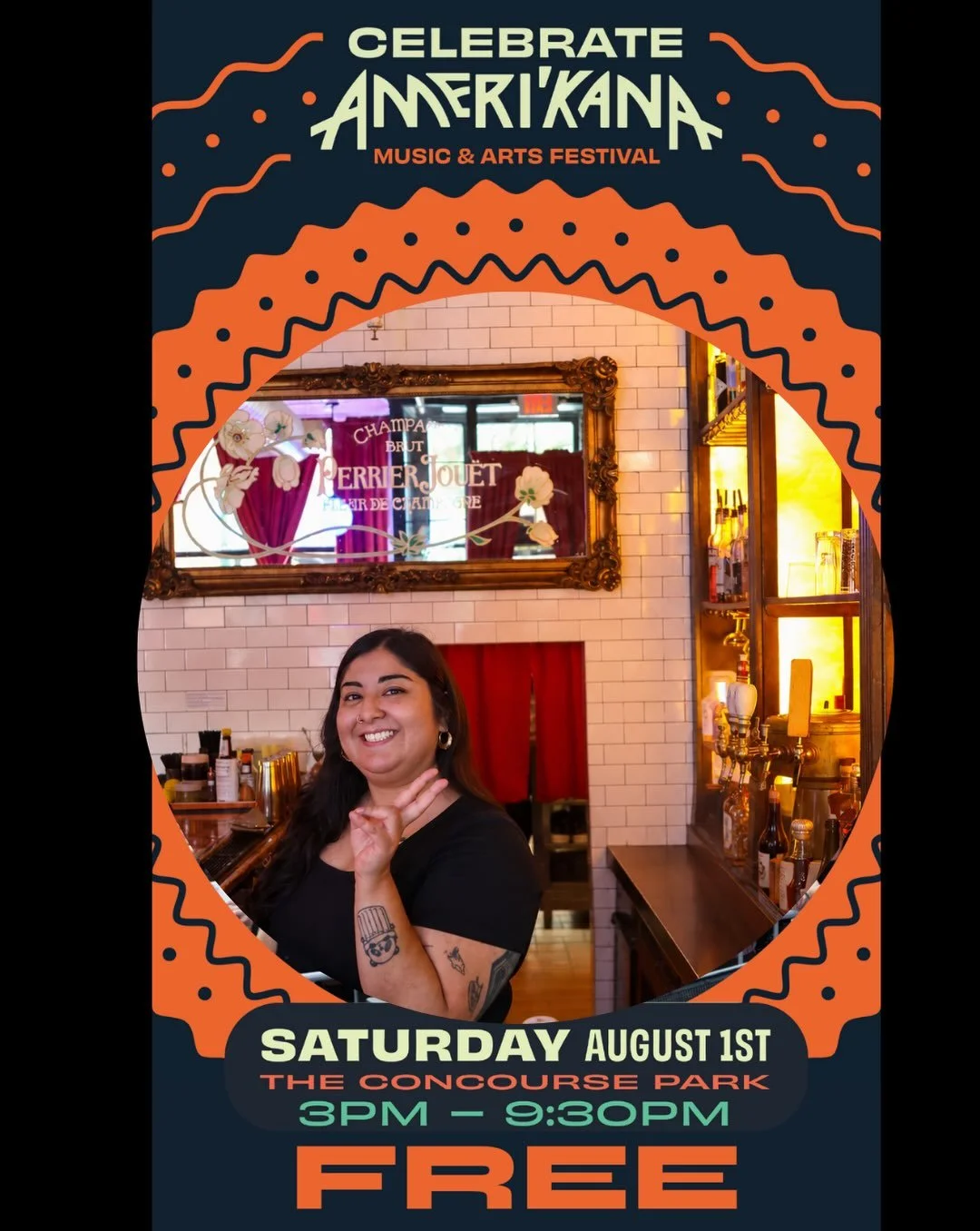 I&rsquo;m incredibly excited to be part of @celebrateamerikana_ this year. 🙌🏽🙌🏽

I&rsquo;ll be serving cocktails in the VIP tent, and all proceeds from VIP ticket sales will benefit @eyeofanimmigrant, and @artasmentorship two organizations doing 
