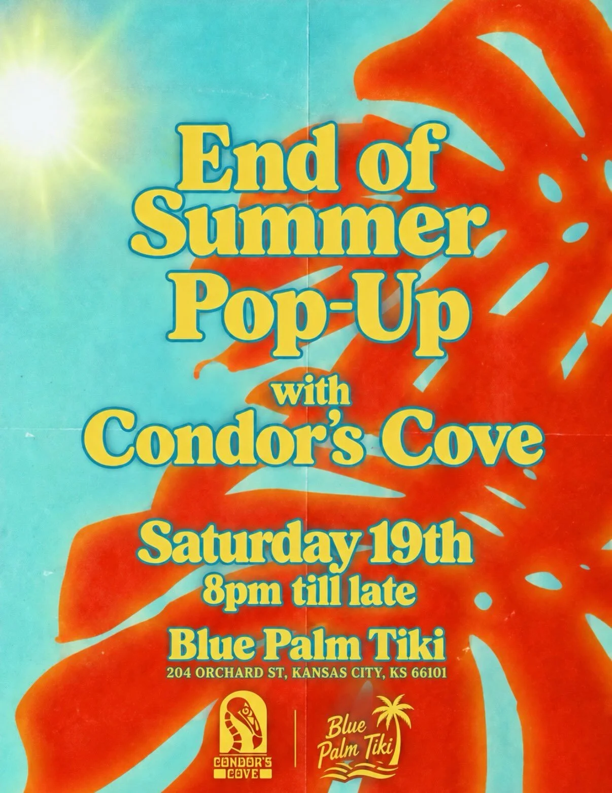 Update 🚨 It&rsquo;s been a hot summer...🥵

We&rsquo;re ending summer with our dear friends at @bluepalmtiki with a limited menu and some tasty drinks.
And by request, we&rsquo;re bringing back a few TikiCat  classics and showing off our 1965 Airstr