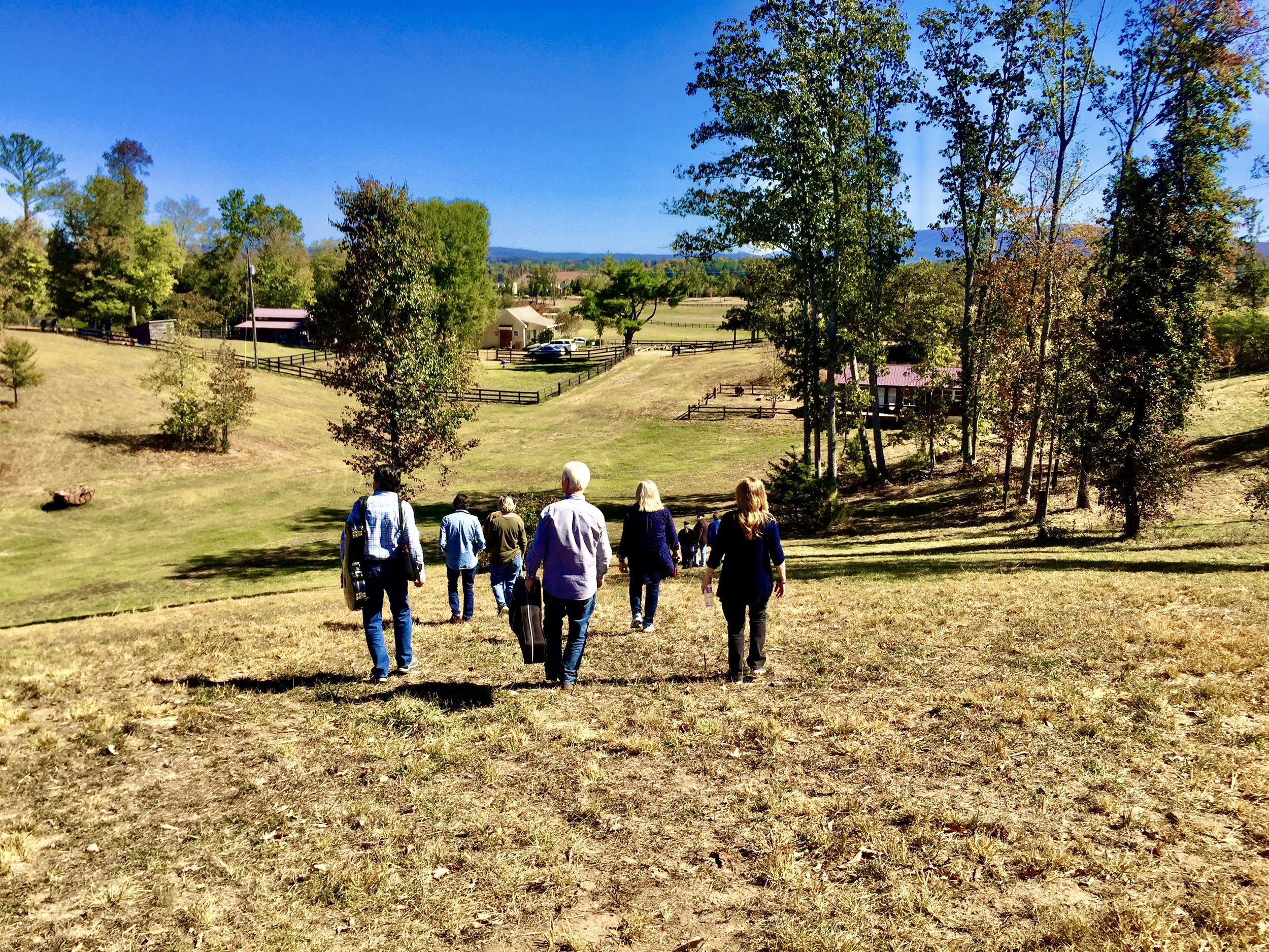 Lyric Mountain Retreats use the Natural Setting in the Practice of Songwriting 