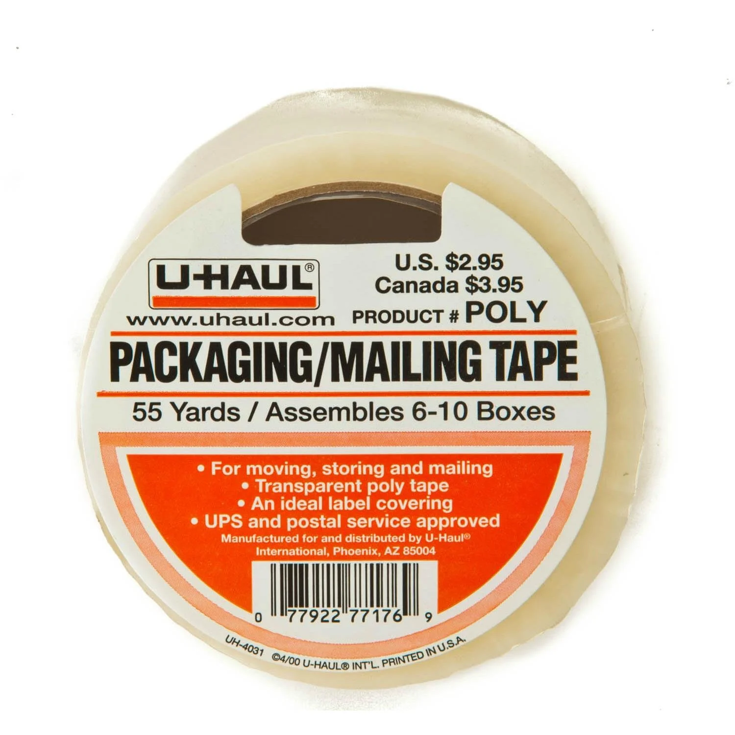 Clear Packing & Mailing Tape 55 yrd