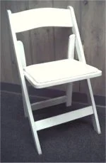 White Folding Chair - Weddings & Events