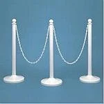 Stanchion Posts w/ chain - Weddings & Events Rentals