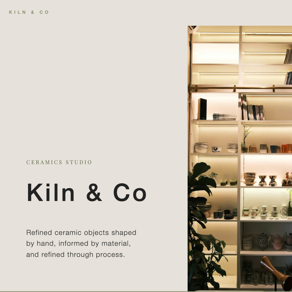 Kiln & Co - Web Design