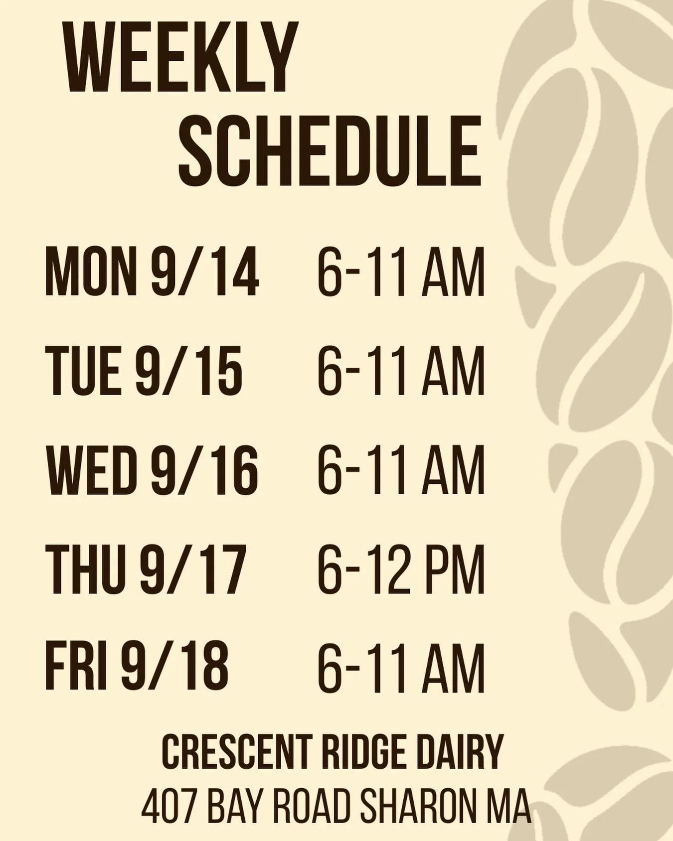 Huge week ahead! Come see us @crescentridge and try our latest coffee. Organic Ethiopian Natural Process will be on tap all week along side our seasonal specials! Exciting announcements coming from our director of marketing tomorrow so stay tuned. Ca