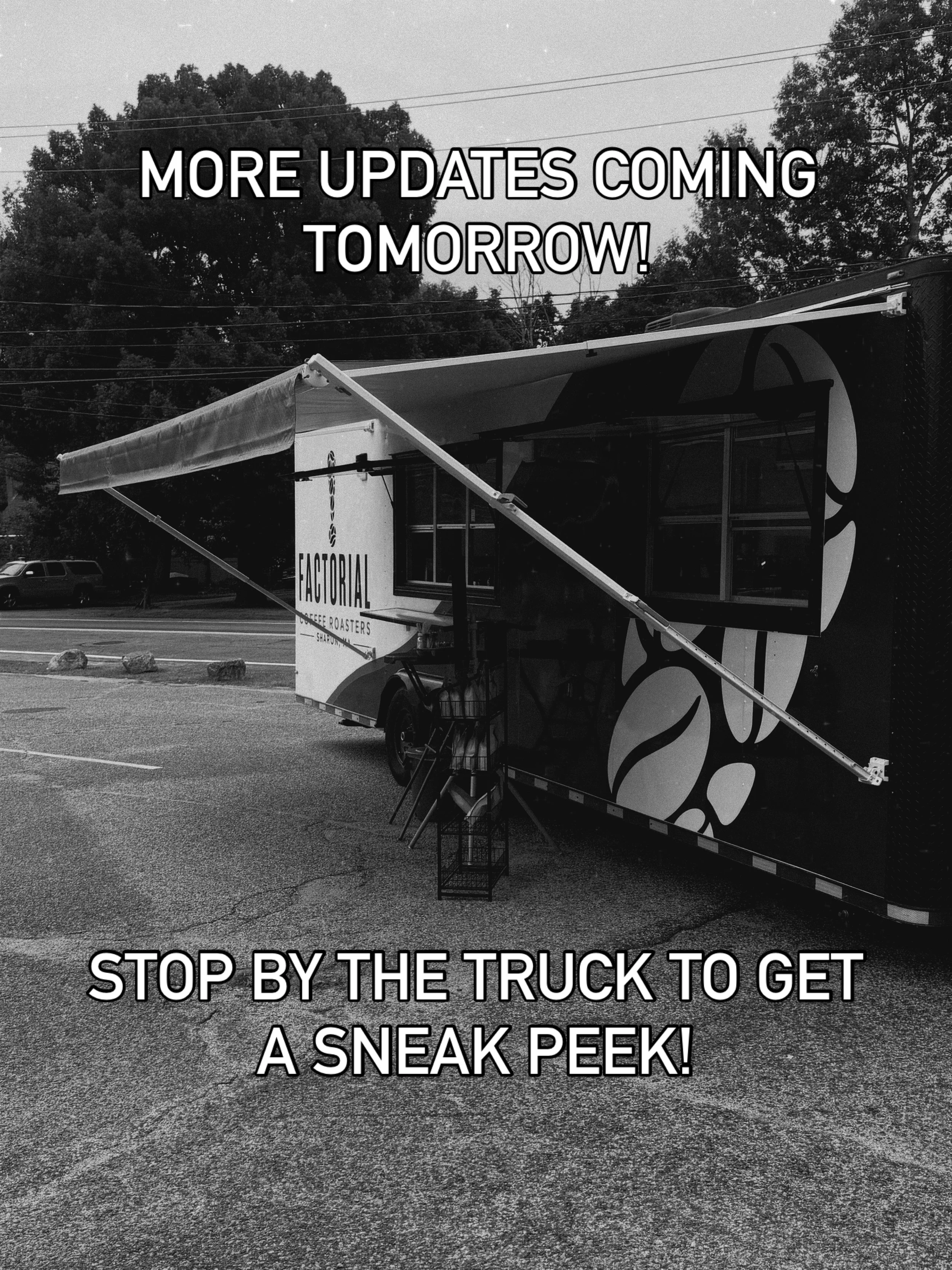 Sweatshirt weather tomorrow! Stop by @crescentridge to try our new Ethiopian or a decaf hot drip! We also have a feeling something big is coming, but you&rsquo;ll have to find out in the morning. Can&rsquo;t wait to see you!