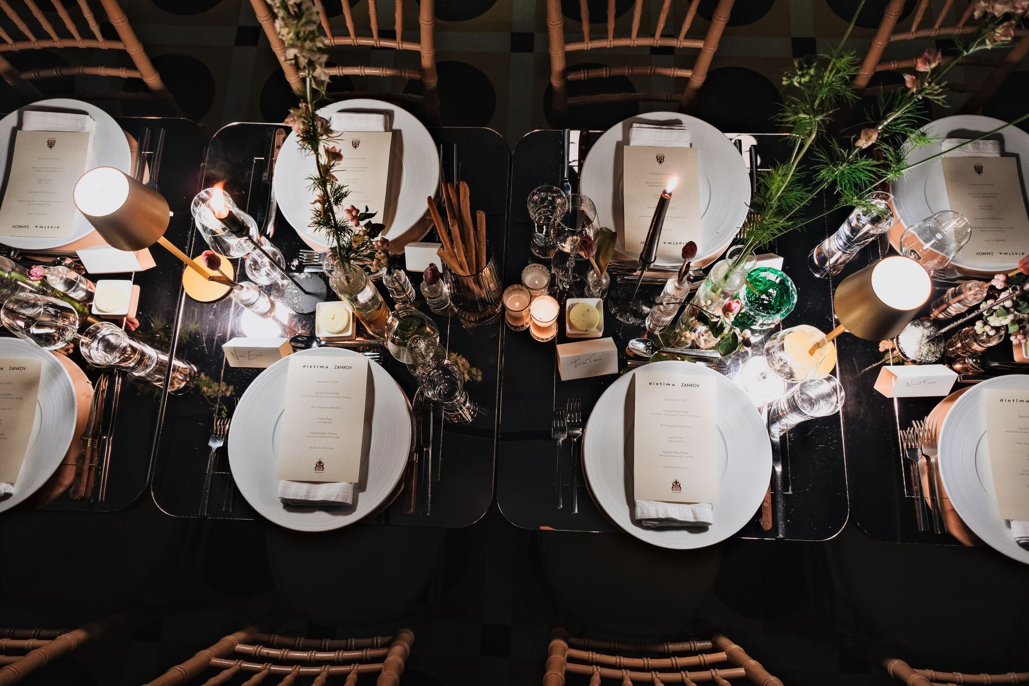 A Double Debut! Inside Zankov and Diotima’s Friends-Only Post-Show Supper