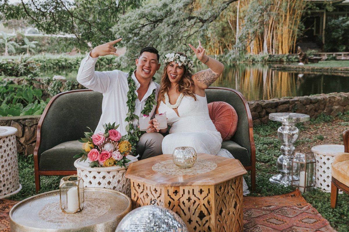 Moanalua Gardens Wedding | A Relaxed &amp; Secluded Oahu Wedding Venue