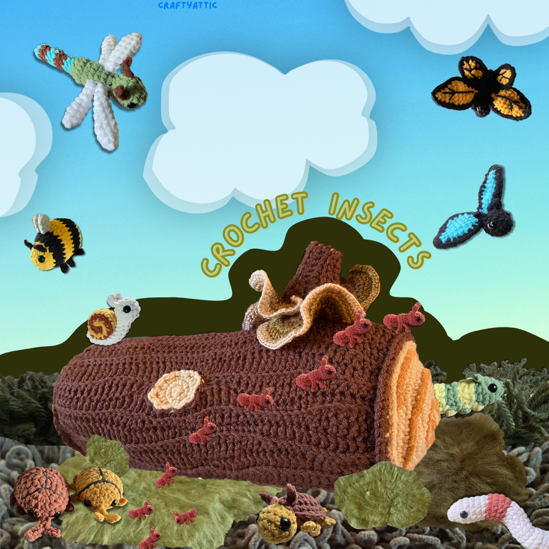 Crochet Insects. ݁₊ ⊹𖦹  𓆣 𖢥 *